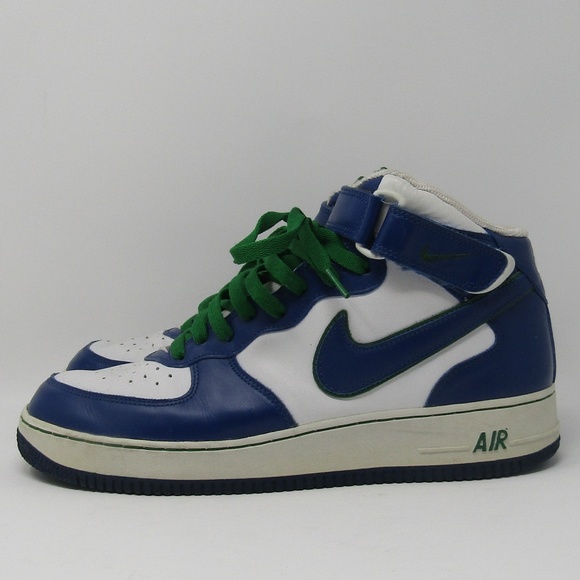 nike air force 1 blue green